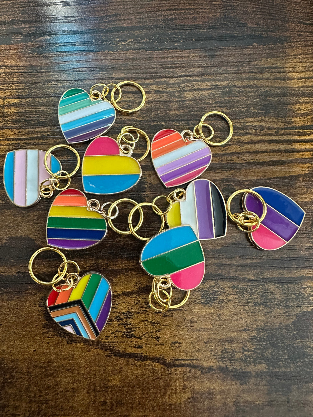 Pride Flag Stitch Markers