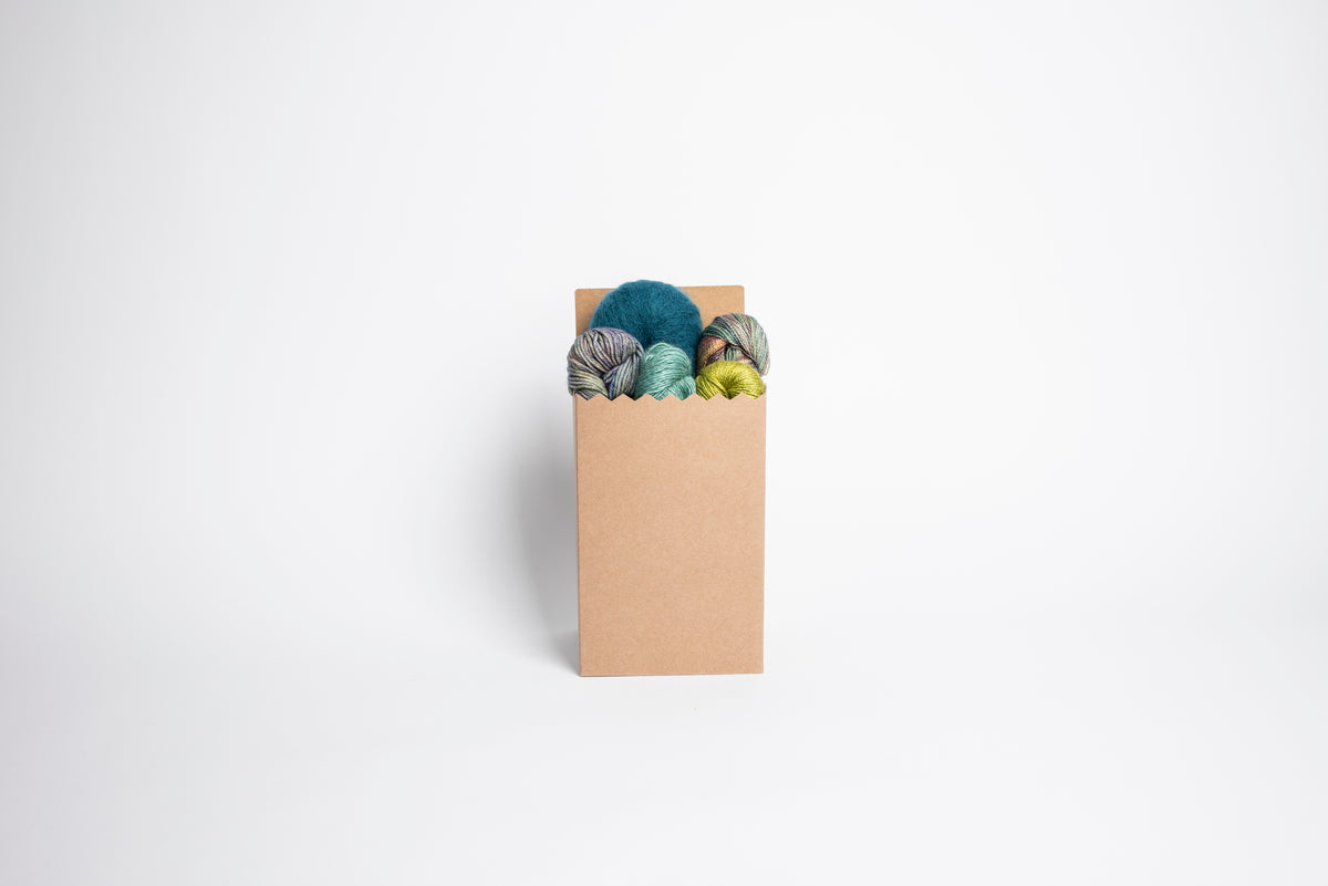 Preorder: holiday kit 2026 Malabrigo x BlueSky Elegante Wrap