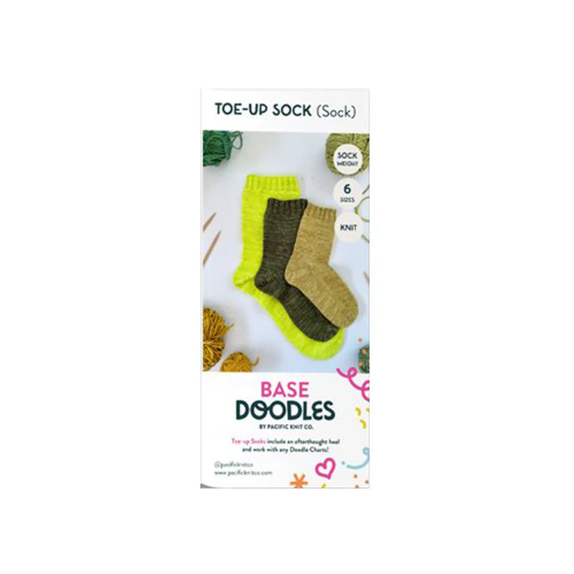 Base Pattern - Toe Up Sock Pattern