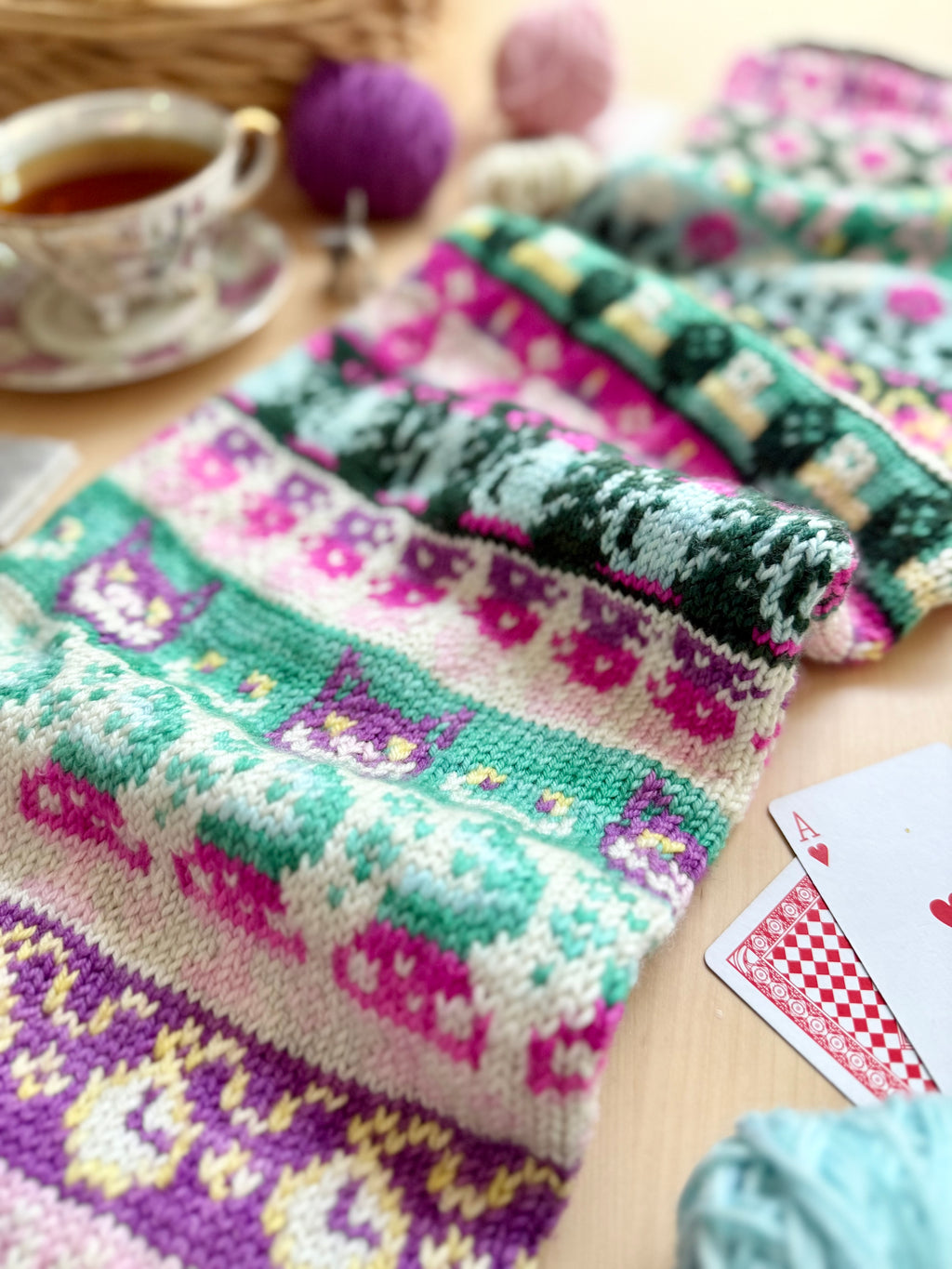 Wonderland Doodle Deck - Literary Series - Pacific Knit Co