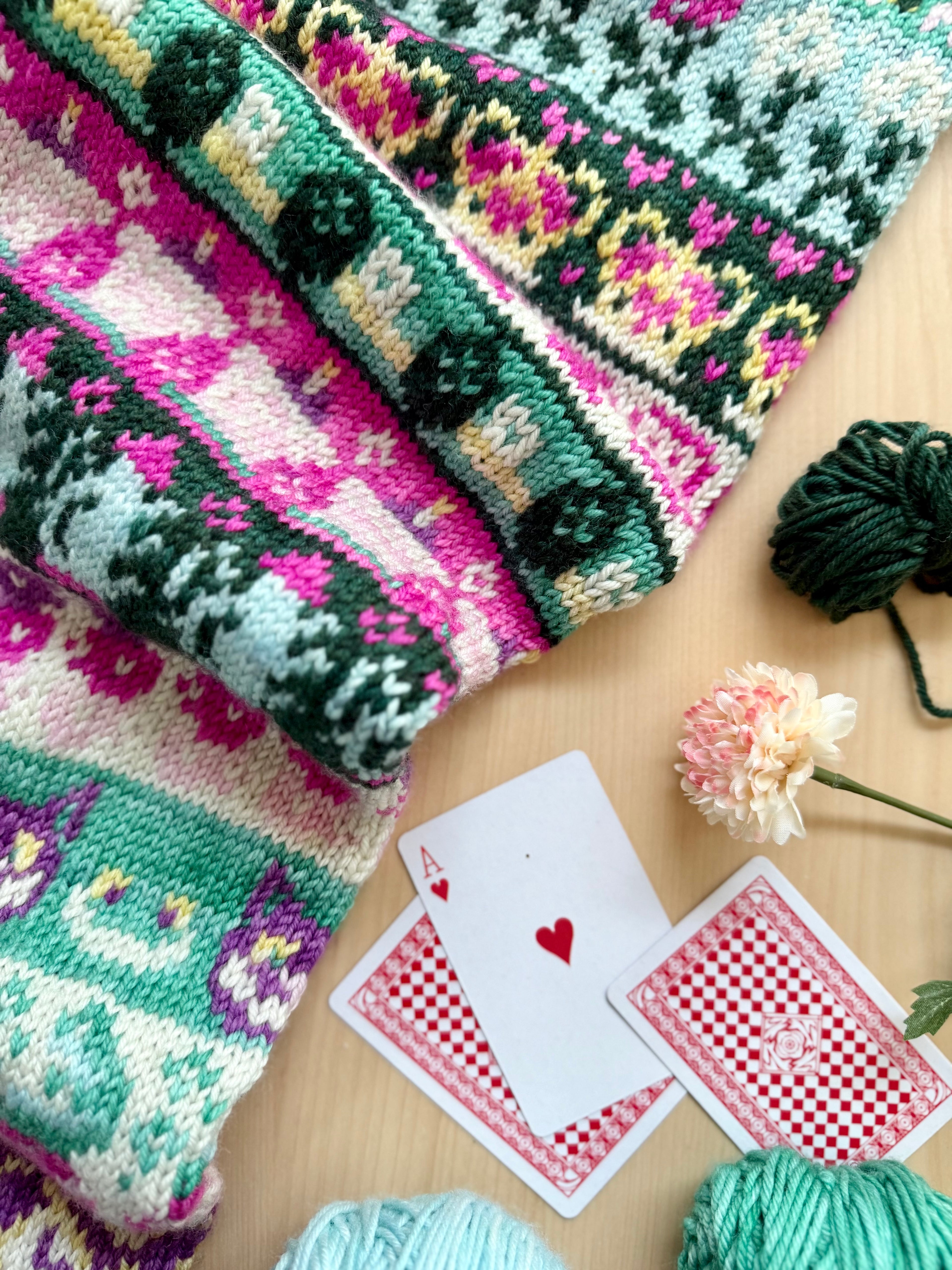 Wonderland Doodle Deck - Literary Series - Pacific Knit Co