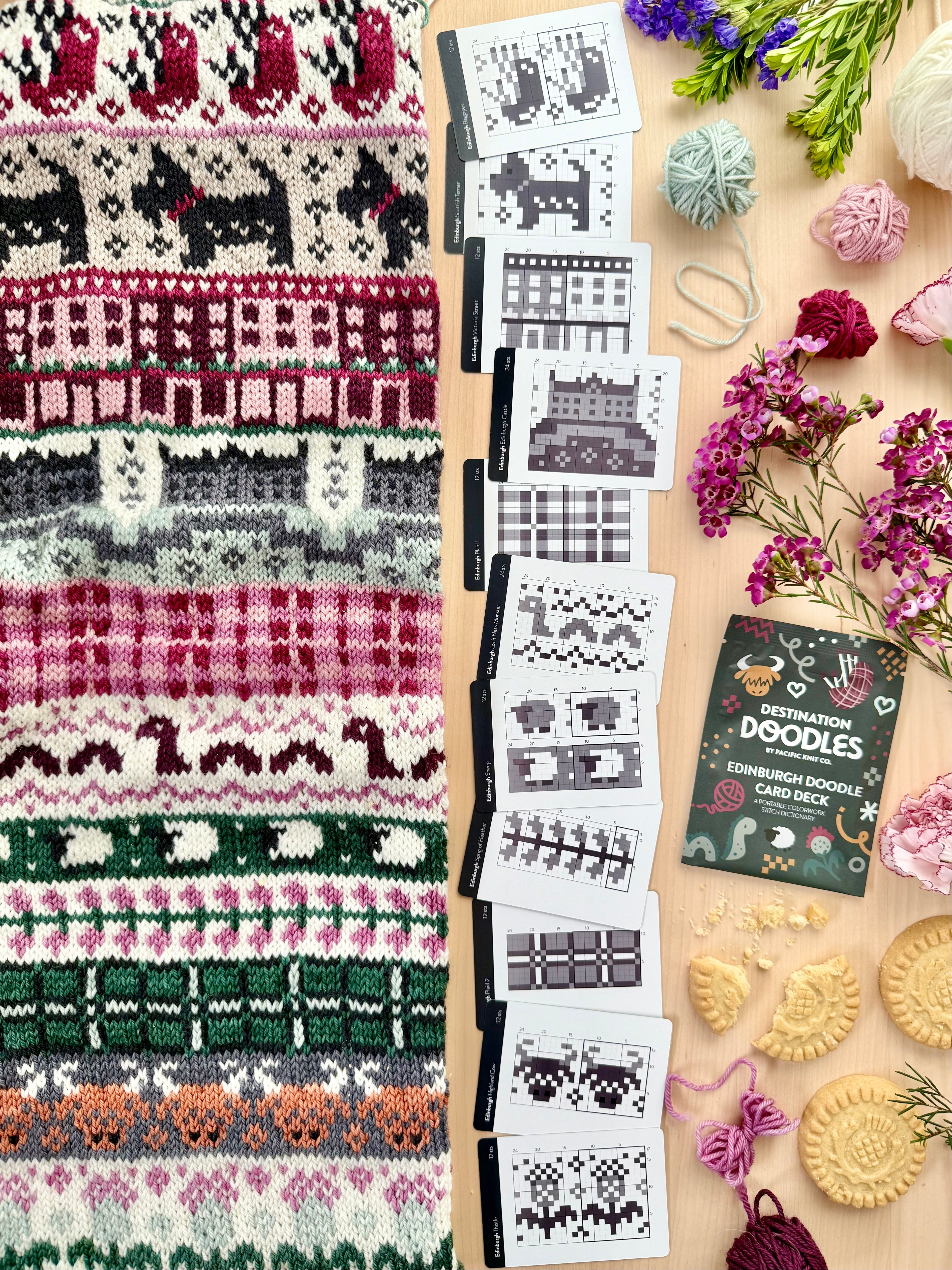 Edinburgh Doodle Deck - Destination Series - Pacific Knit Co