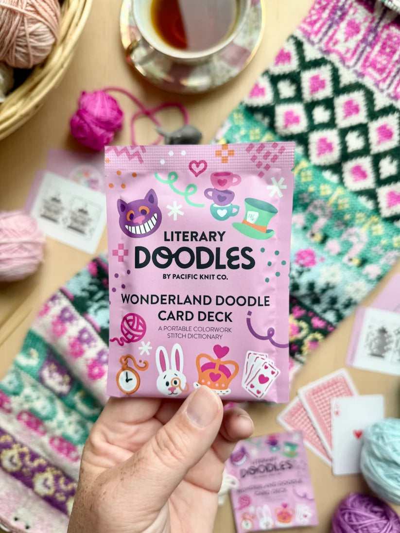 Wonderland Doodle Deck - Literary Series - Pacific Knit Co