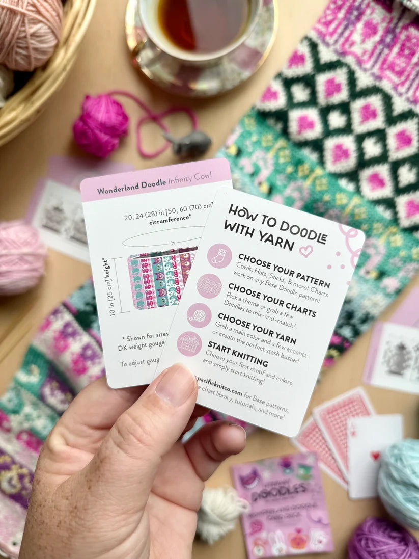 Wonderland Doodle Deck - Literary Series - Pacific Knit Co