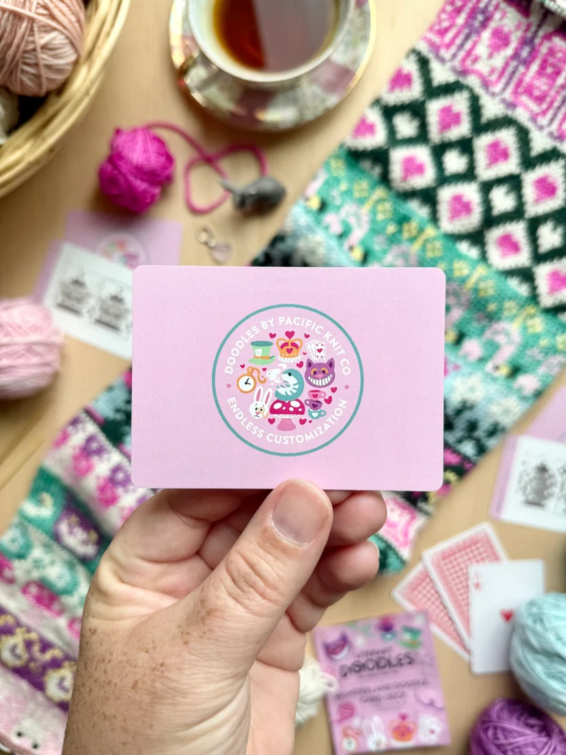 Wonderland Doodle Deck - Literary Series - Pacific Knit Co