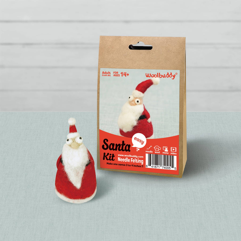 DIY Needle Felting Kit - Santa