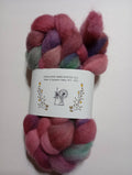 HM Lloyd Kent Romney Hand Dyed Roving - 100 g. braids - OOAK Color