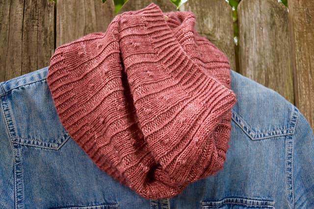 Baby Bobble Cowl Knitting Paper Pattern