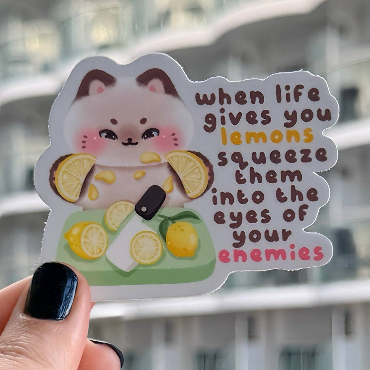 Eyes of Your Enemies Vinyl Sticker