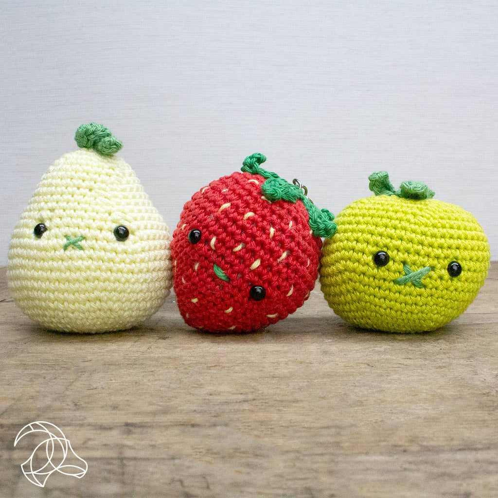 DIY Crochet Kit - Strawberry Bag Charm
