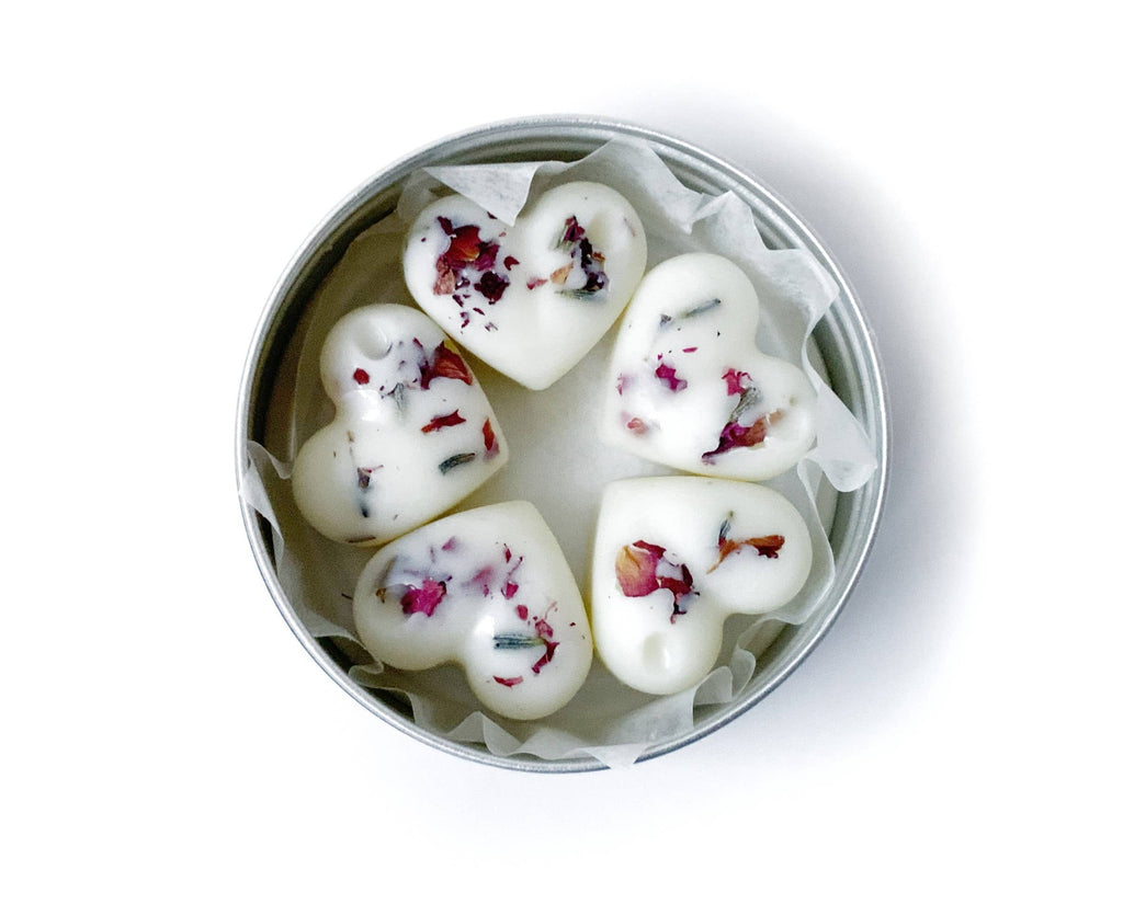 Mini Heart Lotion Bars - Set of 5 - Valentine’s Gifts