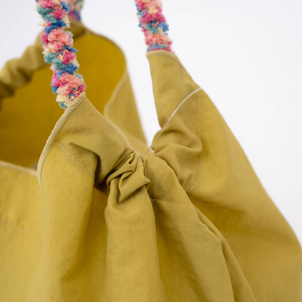 Kusuguru Embroidered Cat Nylon Versatile Shoulder Bag