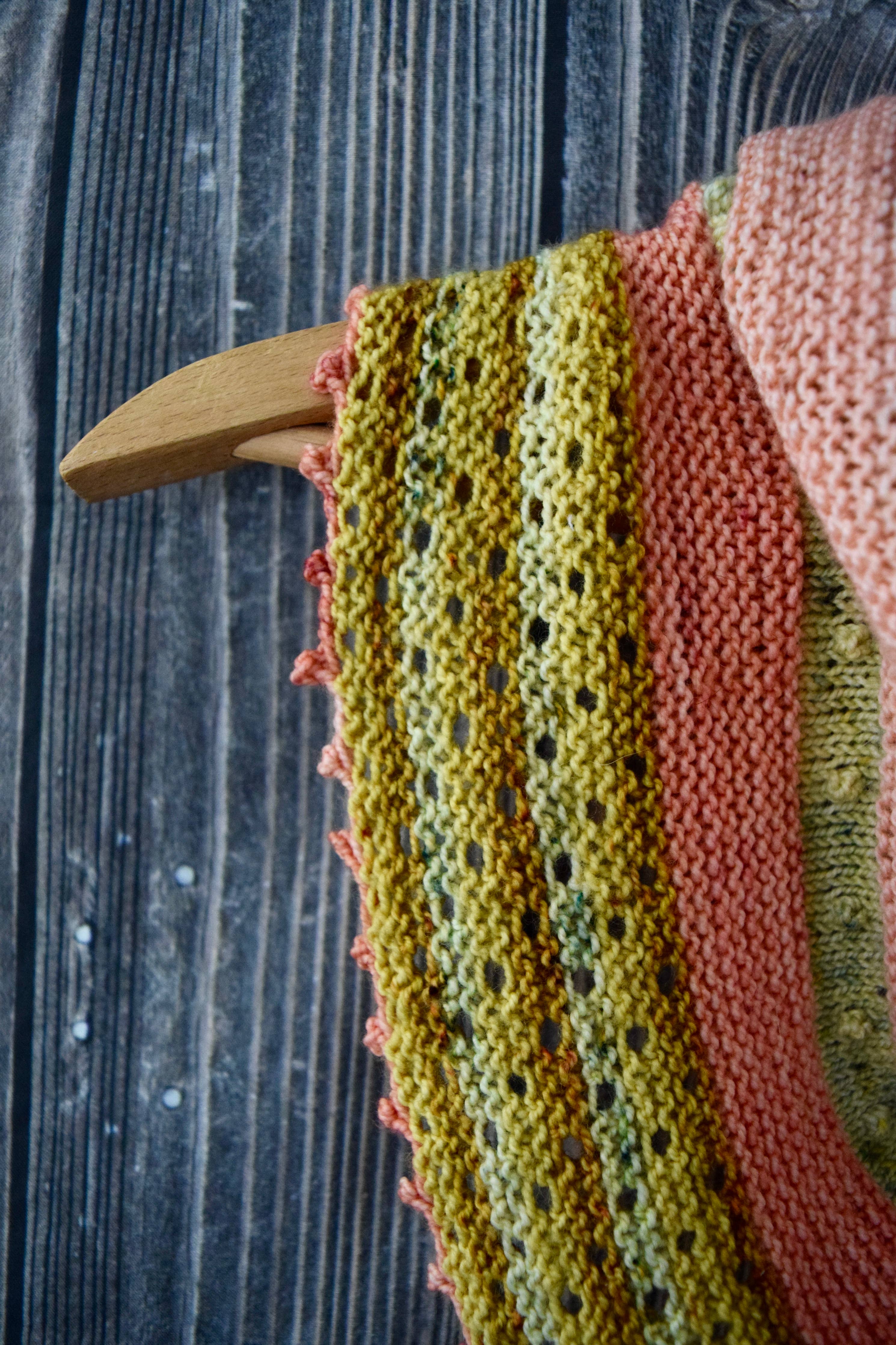 Spring Fling Shawl Knitting Paper Pattern