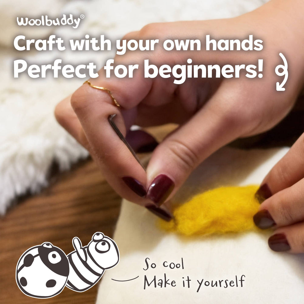 DIY Needle Felting Kit - Bee and Ladybug