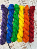 Box of Markers Rainbow Mini Skein Set, fingering