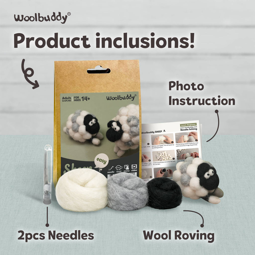 DIY Needle Felting Kit - Sheep