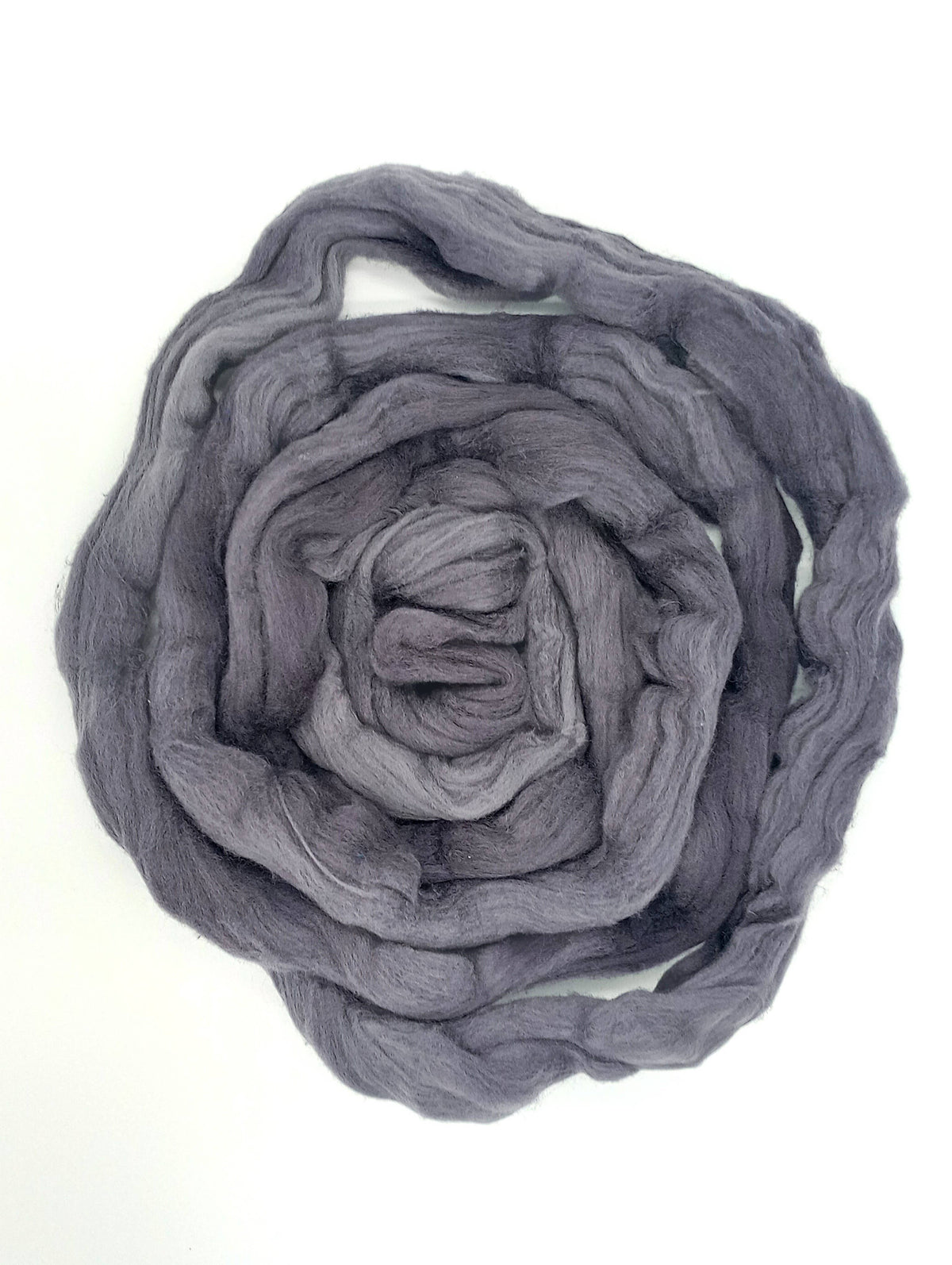 HM Lloyd Merino Hand Dyed Roving - 100 g. braids - True Black 100