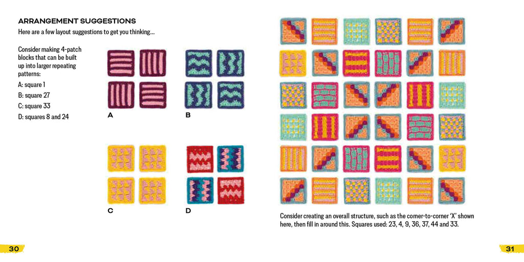 Granny Square Stitches Card Deck