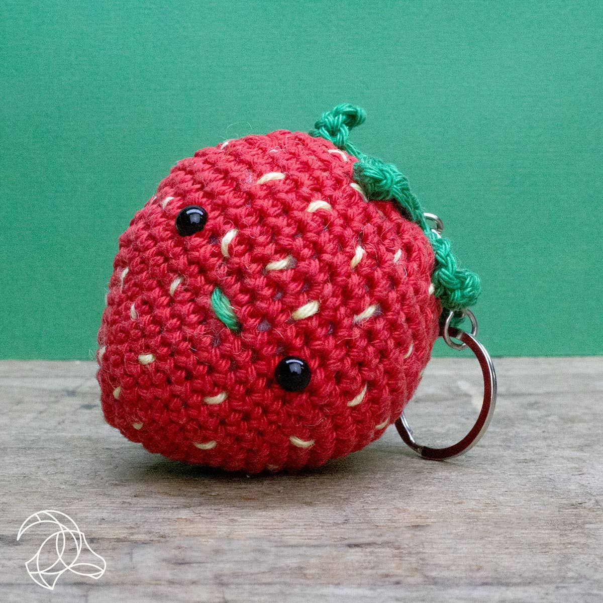 DIY Crochet Kit - Strawberry Bag Charm
