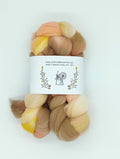 HM Lloyd Merino Hand Dyed Roving - 100 g. braids - Little Brown