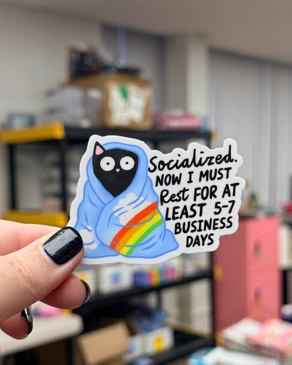 Socialized Vinyl Sticker
