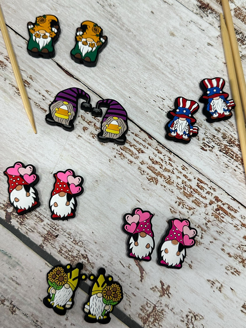 Loads of Gnomes - Gnome Themed Stitch Stoppers