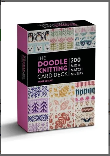 The Doodle Knitting Card Deck: 200 Mix and Match Motifs