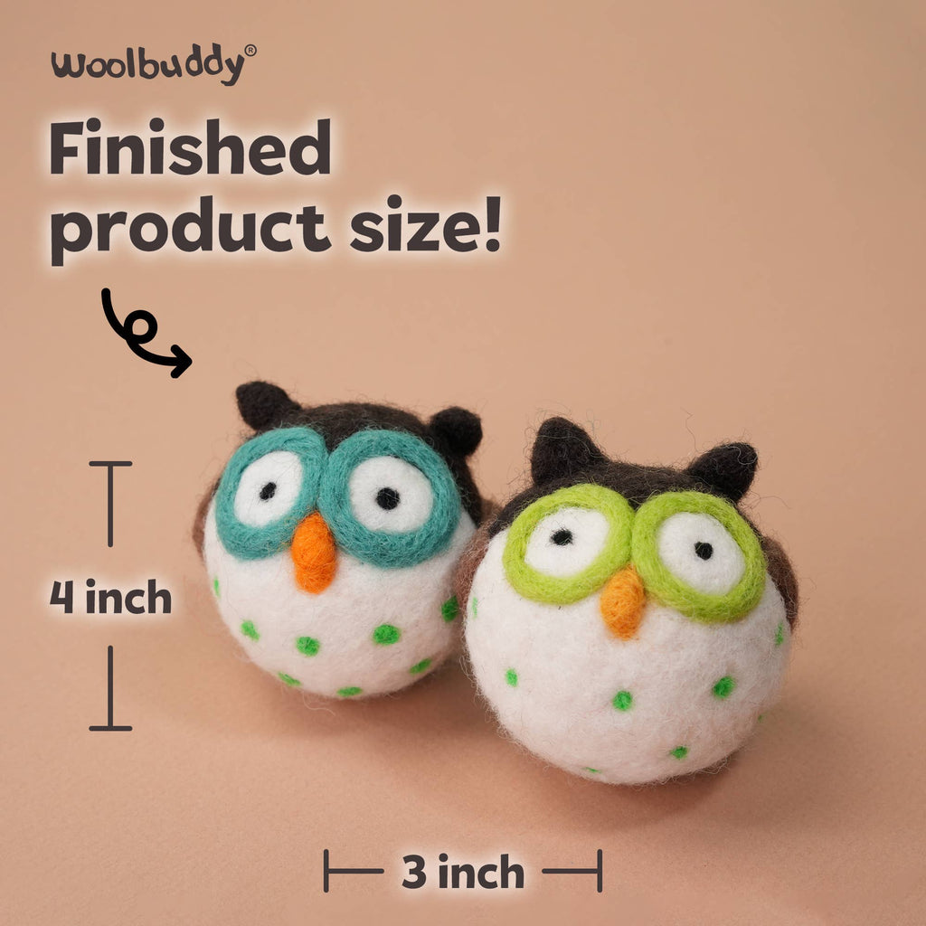 Needle Felting Kit - DIY Owl Craft Kit for Beginners