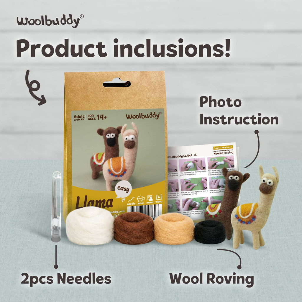 DIY Needle Felting Kit - Llama