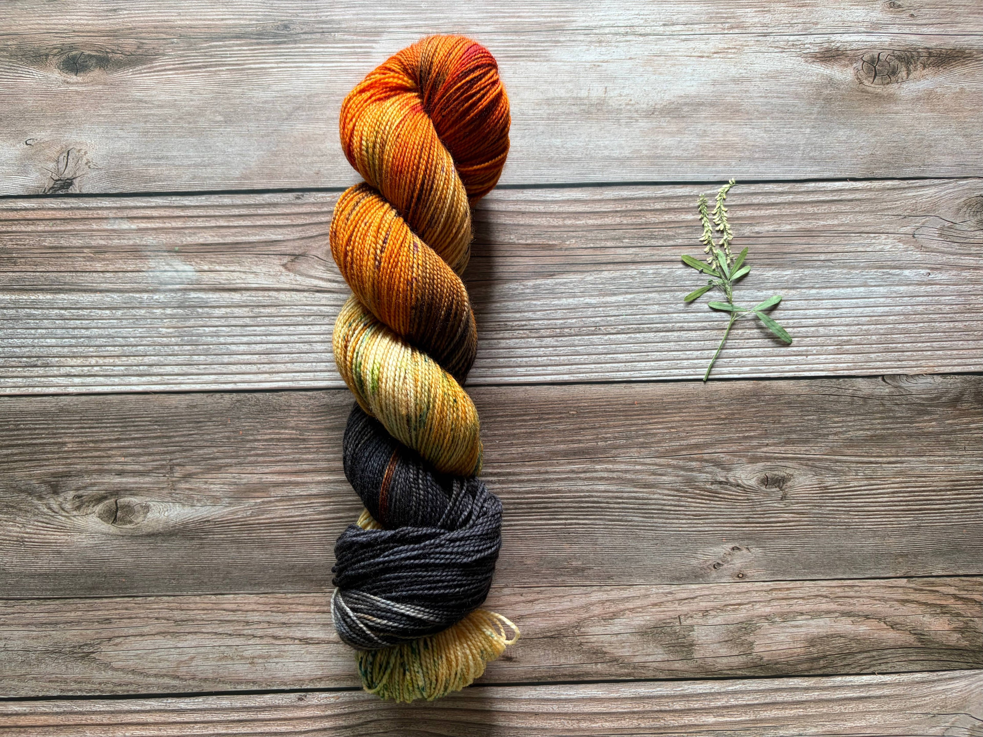 Jam Jar Yarns - The Pumpkin King | Hand Dyed Yarn