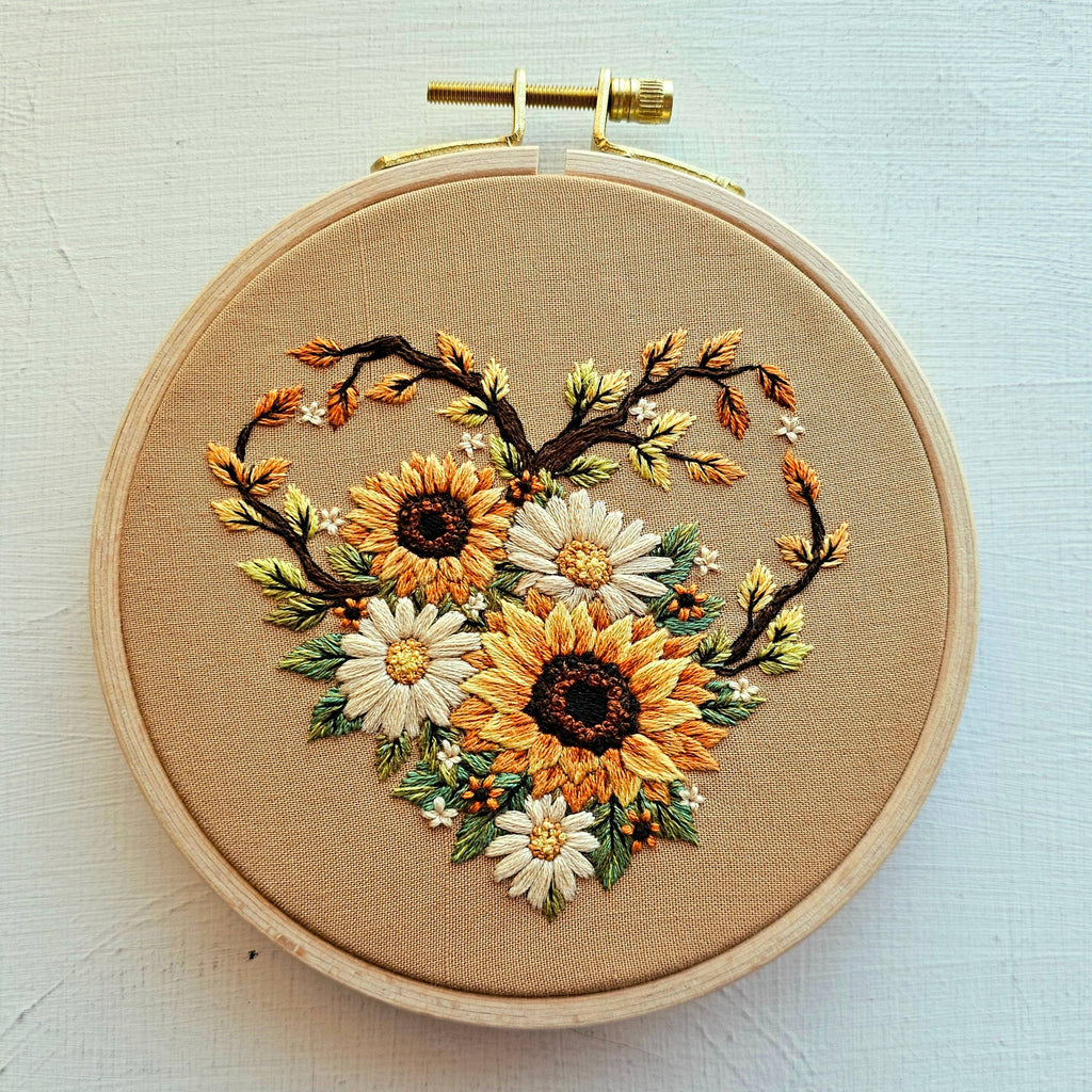 "Fall in Love" Embroidery Kit