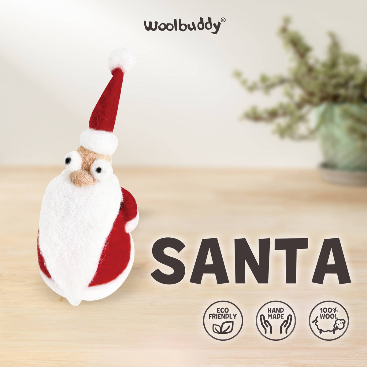 DIY Needle Felting Kit - Santa