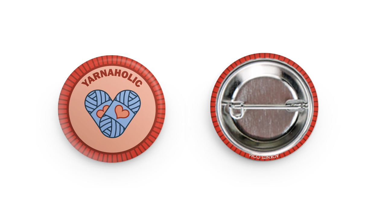 Yarnaholic Knitting Merit Badge