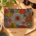 Wildflowers  - Canvas Zipper Pouch