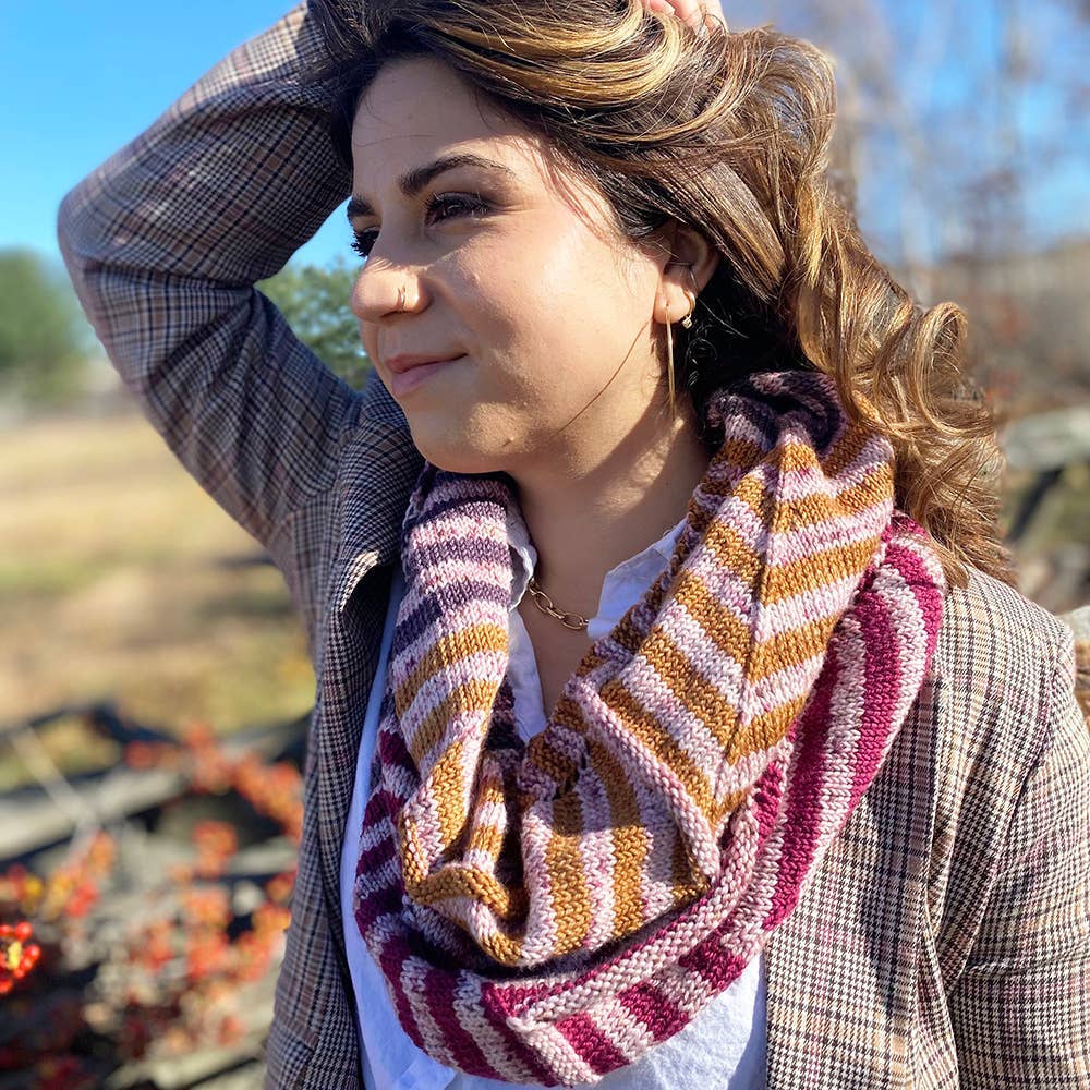 Chevron Stripes Infinity Scarf Kits