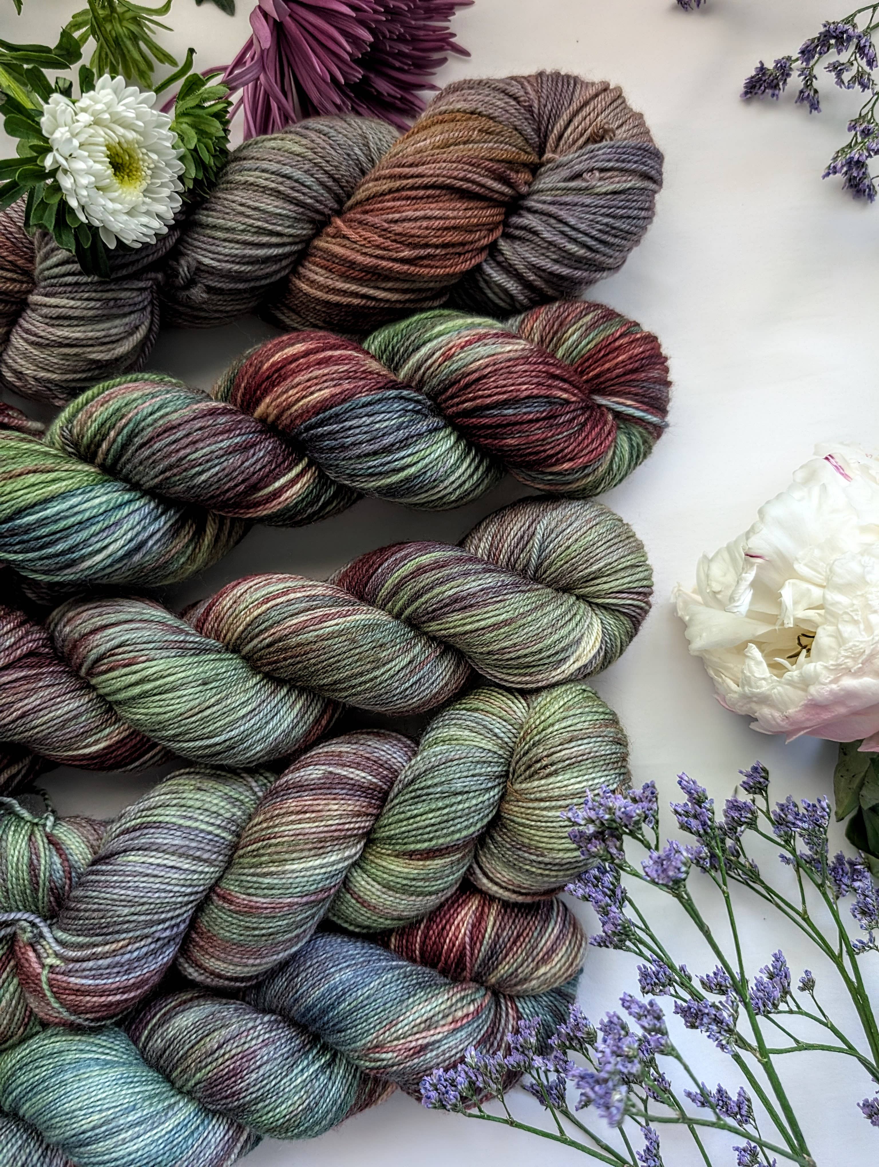The Ginger Needle Yarns - Joshua Tree, Hand Dyed Yarn