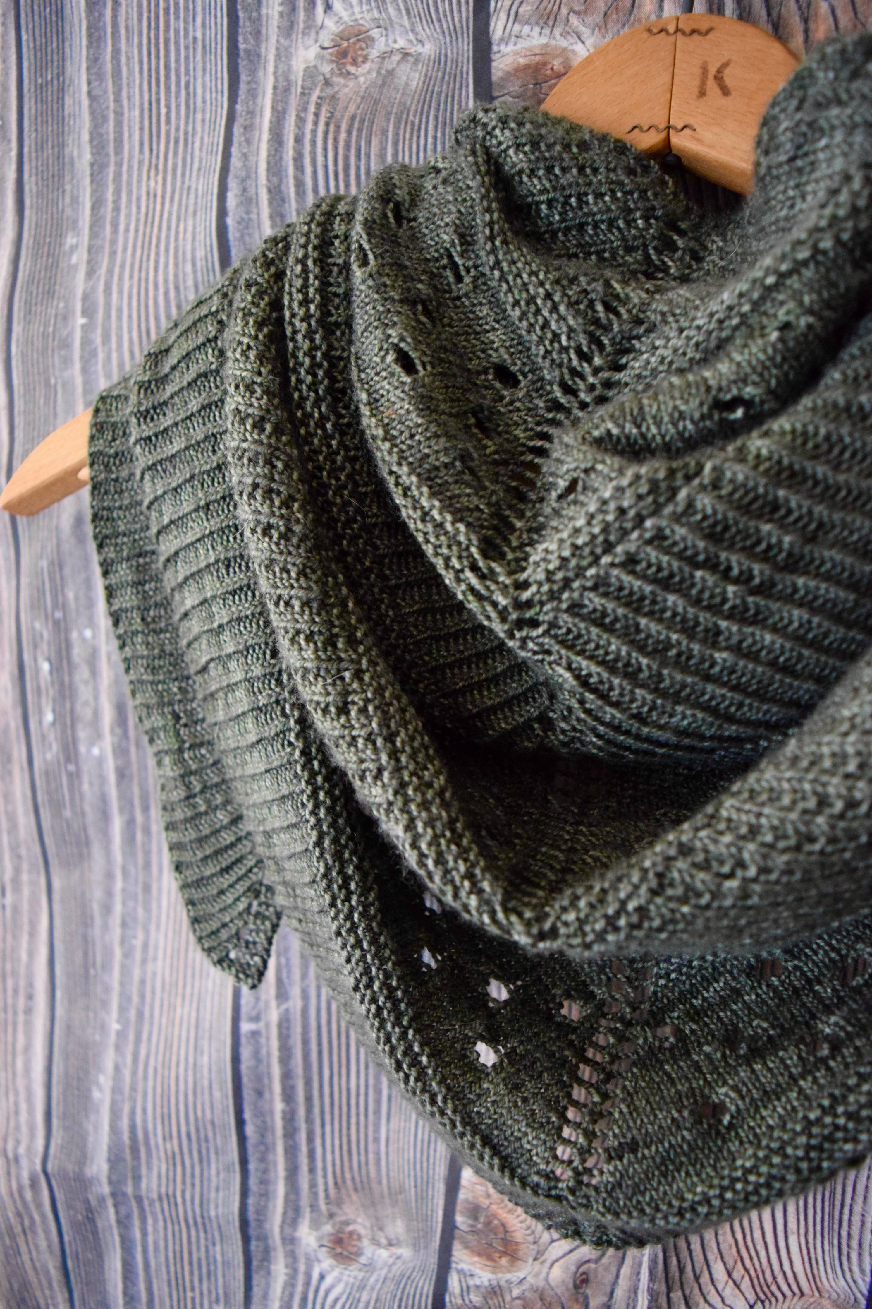 Playground Shawl Knitting Paper Pattern